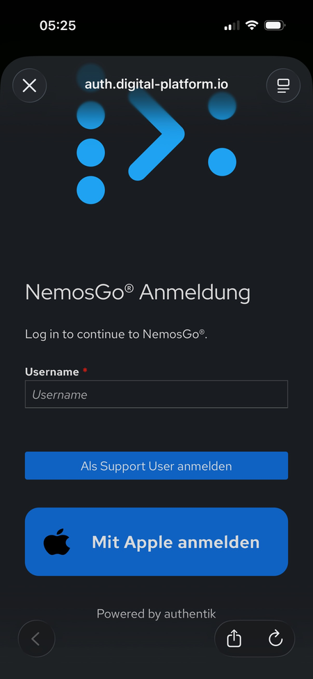 Apple Anmeldung (Mit Apple anmelden)